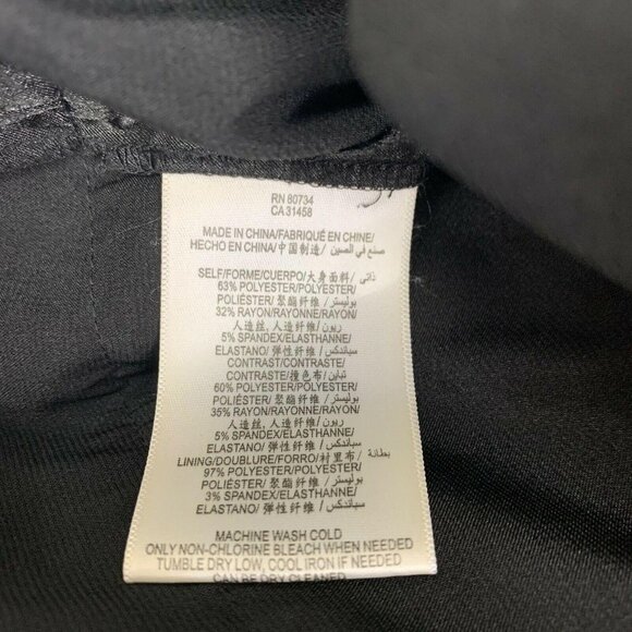 Max And Cleo Gold And Black Empire Waist Dress - Picture 4 of 6